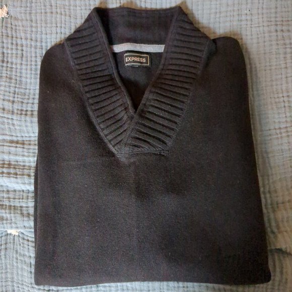 Express Shawl Neck Sweater - Picture 1 of 4